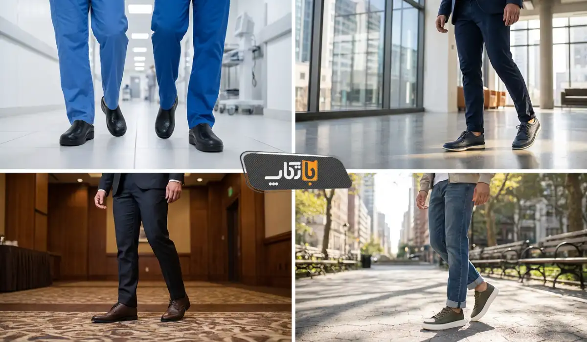 انواع کفش چرم مردانه در کاربرد متفاوت
