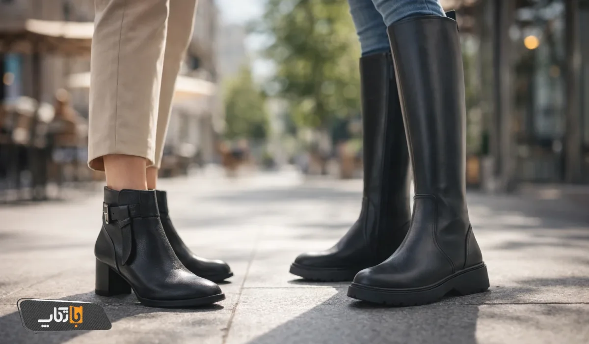 بوت و نیم بوت چرم زنانه