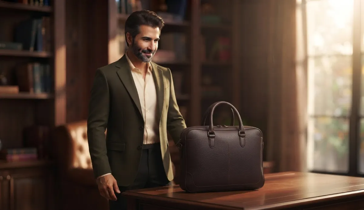 کیف اداری مردانه چرم مصنوعی مدل p269