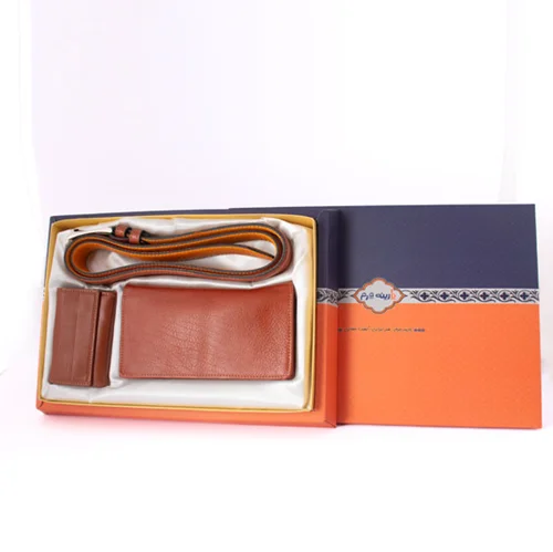 ست هدیه مردانه چرم طبیعی مدل M3