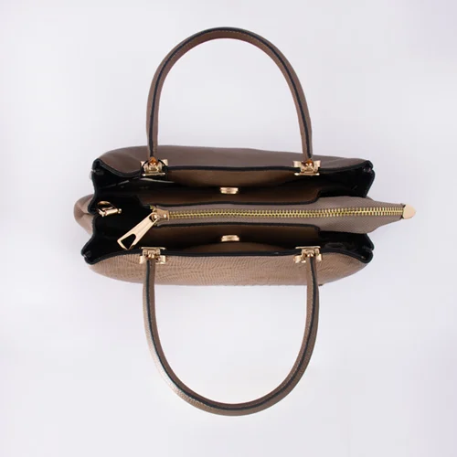 کیف زنانه چرم ترکیبی کد 1942