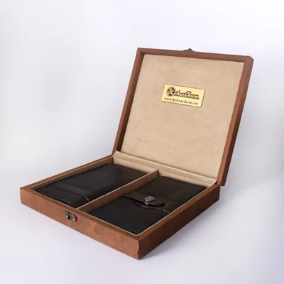 ست هدیه چرم طبیعی کهن چرم مدل MK8