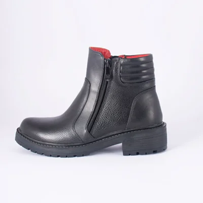 نیم بوت چرم طبیعی پارینه چرم کد 0013