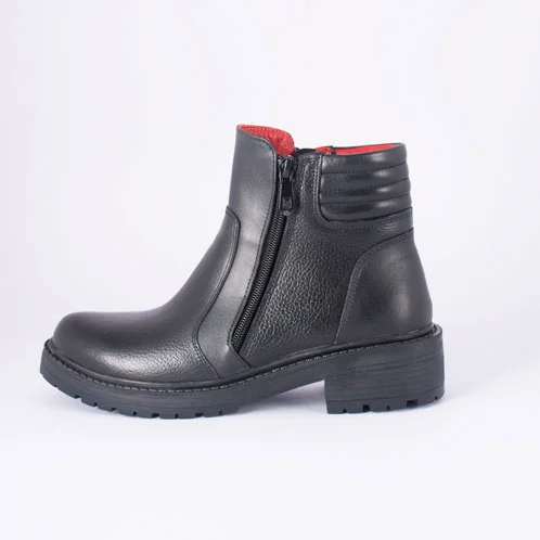 نیم بوت چرم طبیعی پارینه چرم کد 0013