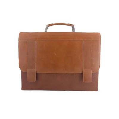 کیف اداری چرم طبیعی سراجی حامد مدل ایتالیایی تیله دار