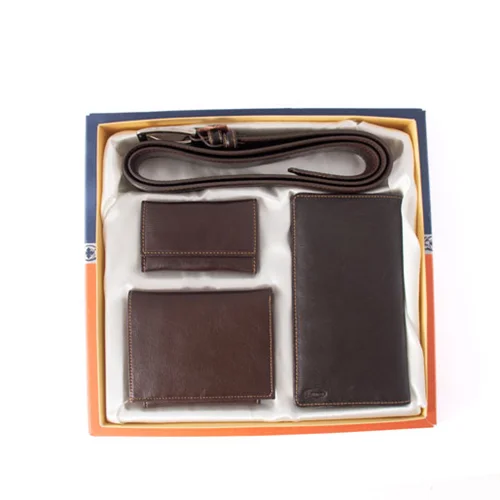 ست هدیه مردانه چرم طبیعی مدل M12