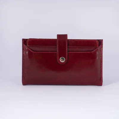 کیف پول زنانه چرم طبیعی مدل lw44