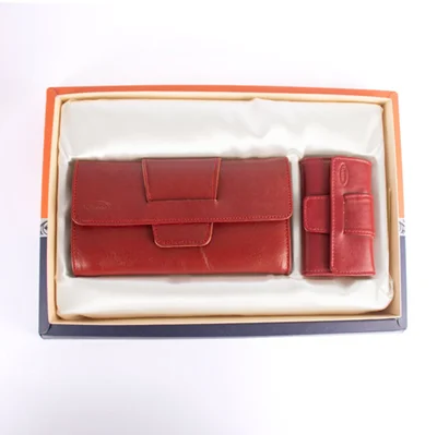 ست هدیه زنانه چرم طبیعی مدل M22