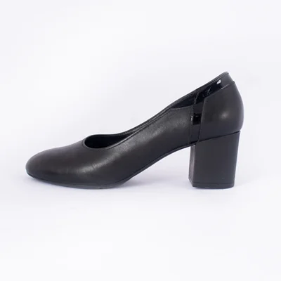 کفش پاشنه بلند چرم طبیعی مدل نیلان