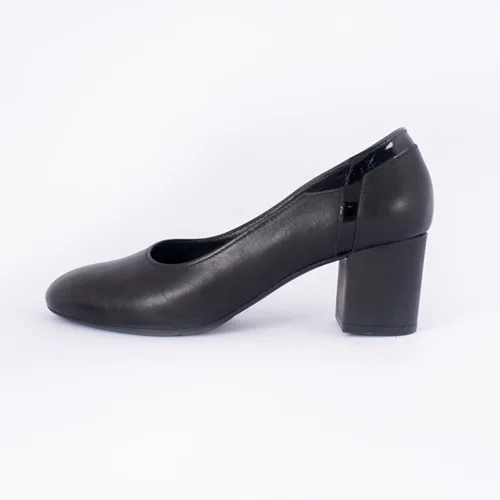 کفش پاشنه بلند چرم طبیعی مدل نیلان