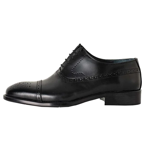 کفش رسمی مردانه کهن چرم مدل SHO231