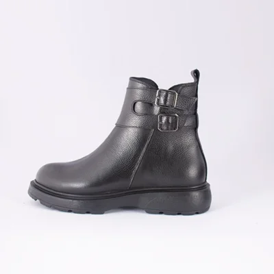 نیم بوت چرم طبیعی زنانه مدل 315