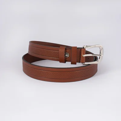 کمربند چرم طبیعی پارینه b13