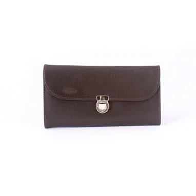 کیف پول زنانه چرم طبیعی مدل lw59