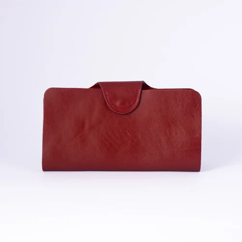 کیف پول زنانه چرم طبیعی مدل lw25